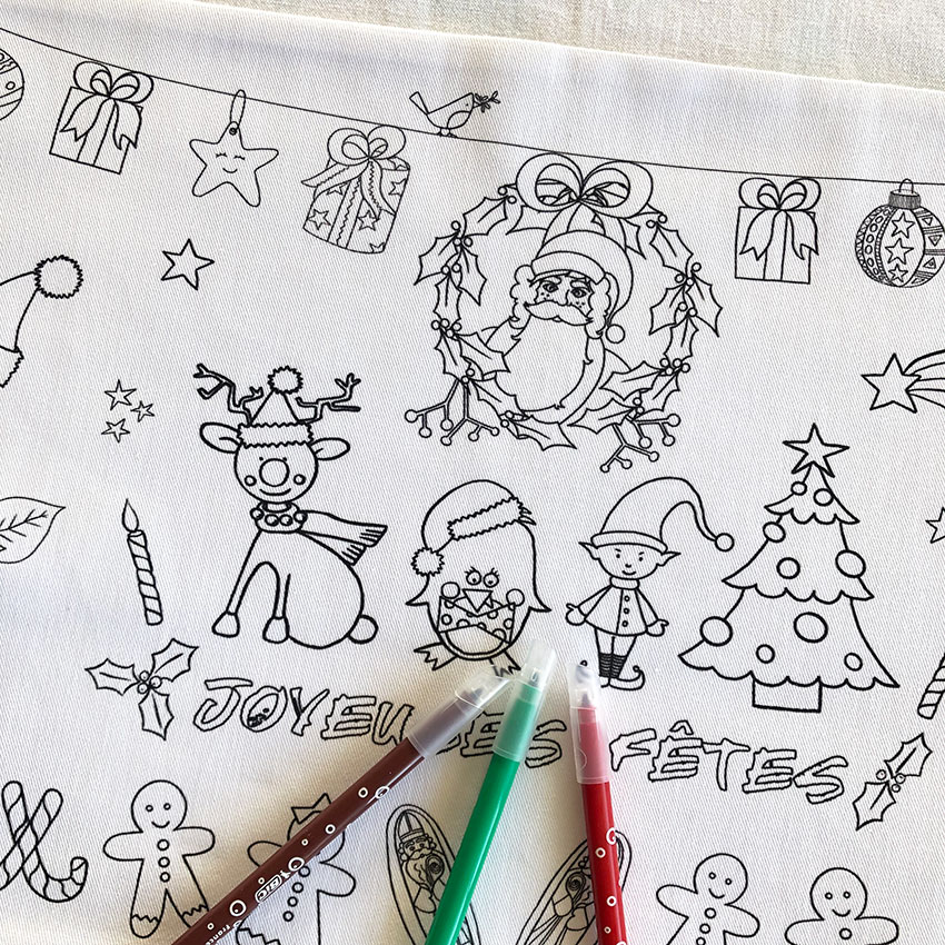 Kit Coloriage Noël Enfants
