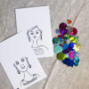 Kit créatif - Je crée mes cartes avec des sequins – Image 4