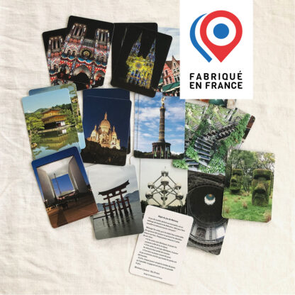 Cartes jeu de memory photographiques Architecture monde Crédit photo Éric Da Cunha Anne Da Cunha-Guillegault