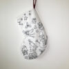 Chaussette de Noël en tissu à colorier Design Anne Da Cunha-Guillegault pour la marque An'imato