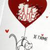 Carte à gratter Je T'aime avec enveloppe