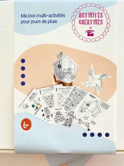 COFFRET CRÉATIF - Coffret multi-activités autour du coloriage - Jours de pluie – Image 4