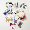 cercles des kits papier à coller imaginés par Anne Da Cunha-Guillegault pour la marque An'imato