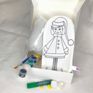 Kit poupée lutine en tissu à personnaliser Design Anne Da Cunha-Guillegault pour la marque An'imato