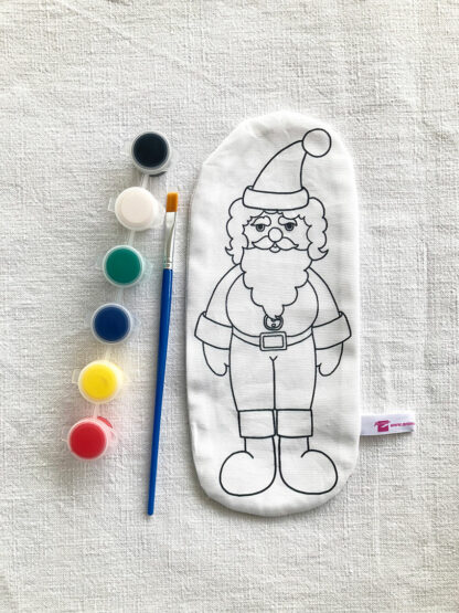 poupée Père Noël en tissu à personnaliser Design Anne Da Cunha-Guillegault pour la marque An'imato