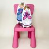 Deux coussins en forme de princesse fabriqués à partir des kits imaginés par Anne Da Cunha-Guillegault pour la marque An'imato