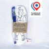 mini kit porte-clés poupée Hajime en tissu à colorier avec stylo gel imaginé par Anne Da Cunha-Guillegault en exclusivité pour la marque An'imato