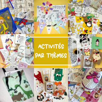 accueil menu site internet An'imato animatoillustrations.fr section activités par thèmes chevalier princesse Pâques cartes ) créer licorne Frida Kahlo dinosaures Halloween Noël