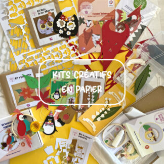accueil menu site internet An'imato animatoillustrations.fr section activités kits créatifs en papier