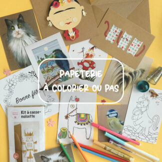 accueil menu site internet An'imato animatoillustrations.fr section activités et papeterie à colorier ou pas